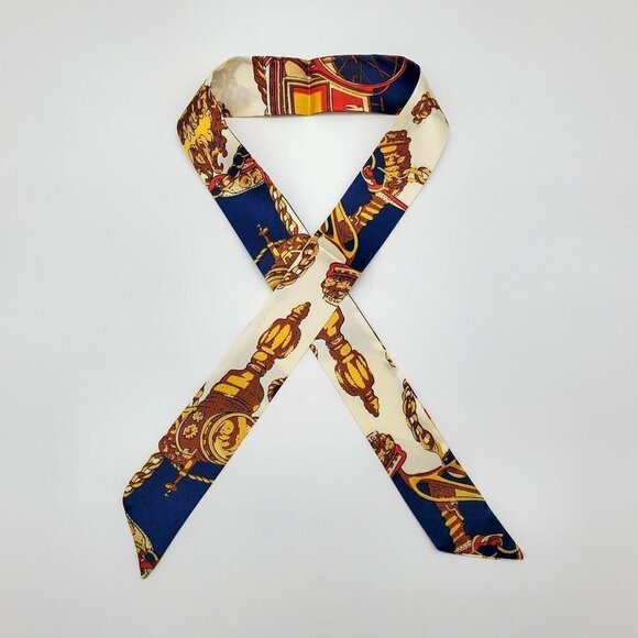 Skinny Scarf | Hand Bag, Neck Scarf (2 pieces) - Color Set #24 / Brand NEW - Picture 4 of 15